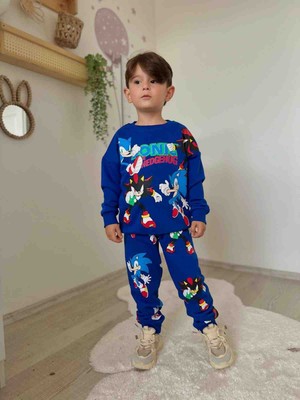 Ela Karakter Erkek Çocuk Eşofman Takımı