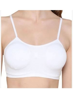 Sistina Hnrlishp Beyaz Kadın Pedli Toparlayıcı Sütyen Korse - 706 - Beden M