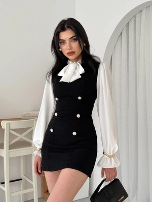 Moda Durağı Incredible Mini Elbise Çok Renkli