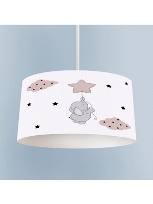 Allians Gri Elephant Çocuk ve Bebek Odası Sarkıt Avize – Şık ve Şirin Tasarım