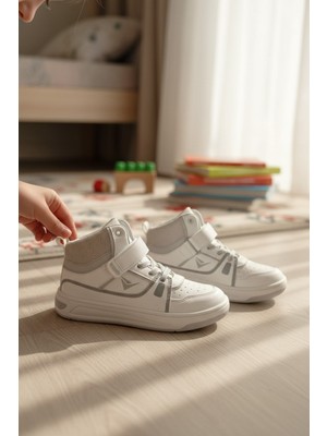 Enoch Boğazlı Bilek Destekli ve Cırt Bantlı Modern Çocuk Sneaker