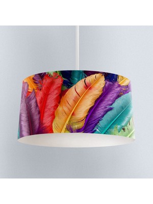 Allians Renkli Yaprak Desenli Modern Avize, Şık ve Işıklandırıcı Dekorasyon