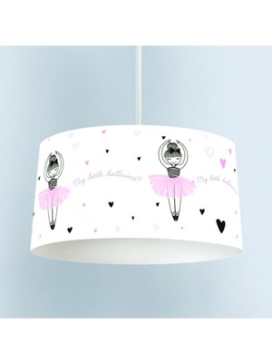 Allians Küçük Balerin Desenli Çocuk Odası Sarkıt Avize, Şık ve Renkli Aydınlatma