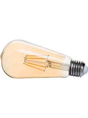 Allians Enerji Tasarruflu 6W LED Ampül, Gün Işığı Renk, 605G, Modern Tasarım