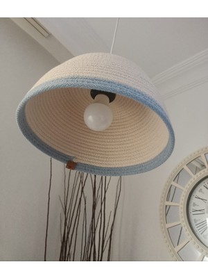 Allians Şık Hasır Sarkıt Avize, Çocuk ve Salon Dekorasyonu Için Bohem Tarz