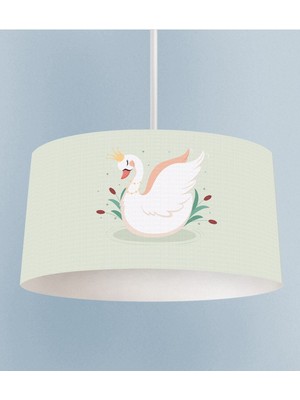 Allians Çocuk Odası Kuğu Desenli Sarkıt Avize, Şık ve Renkli Aydınlatma