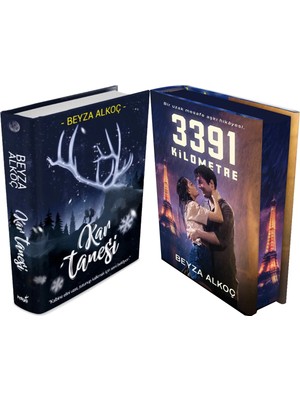 İndigo Kitap Kar Tanesi Ciltli ve 3391 Km Film Özel Baskı Ciltli (Beyza Alkoç) 2'li Set