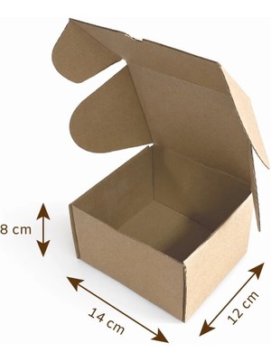 14x12x8 cm E Dalga E-Ticaret Karton Kutu , Kargo Kutusu 1 Adet