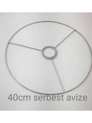 Allians 40 cm Şeffaf Serbest Avize Teli, Modern ve Şık Tasarım