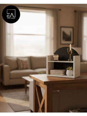 Ediz Ahşap Bohem Mutfak Banyo Calışma Masası Çocuk Odası Cok Amaçlı Düzenleyicisi