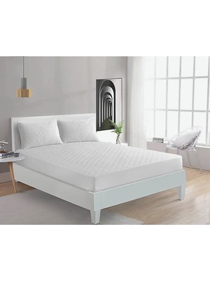 Özdilek Kapitone Sıvı Geçirmez Yatak Alezi Pamuklu Dolgulu Lastikli Yatak Koruyucu %100 Pamuk Üst Yüzey Dolgulu Lastikli Yatak Koruyucu 180x200 cm
