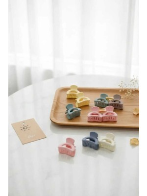 Nati Co Minimal Tasarım Mini Mandal Saç Tokası 3’lü (2.5 Cm)