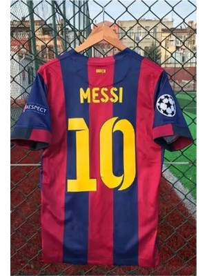 Legent Lady B.a.r.c.e.l.o.n.a 2015 Şampiyonlar Ligi Finali Lionel Messi Nostalji Forması