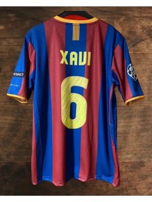 Legent Lady F.c B.a.r.c.e.l.o.n.a 2011 Şampiyonlar Ligi Finali Xavi Hernandez Nostalji Forması