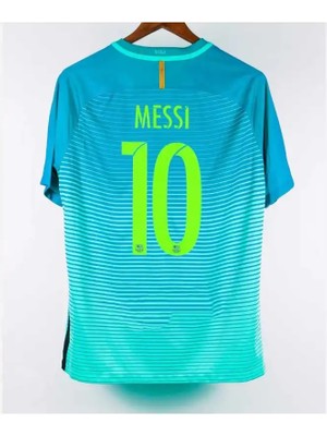 Legent Lady Fc. B.a.r.c.e.l.o.n.a 2016/17 Sezonu Lionel Messi Nostalji Forması (Blue)