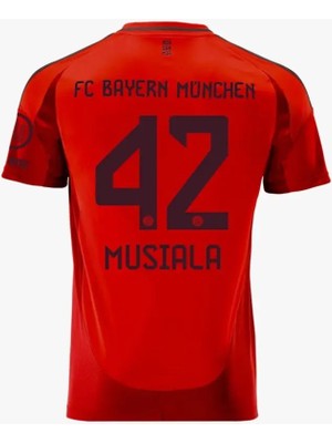 Legent Lady B.a.y.e.r.n/m.ü.n.i.h 2024-25 Yeni Sezon Jamal Musiala Iç Saha Forması (Red)