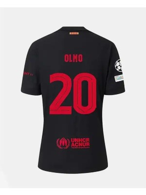 Legent Lady B.a.r.c.e.l.o.n.a 2024/25 Yeni Sezon Dani Olmo Deplasman Forması (Black Kit)