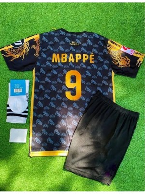 Legent Lady R.madridd 2024/25 Yeni Sezon Kylian Mbappe Özel Konsept (Armalı)  Çocuk Forması 4lü