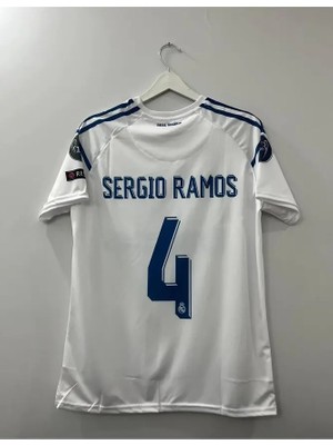 Legent Lady R.madridd 2018 Kiev Şampiyonlar Ligi Finali Sergio Ramos Forması (Kısa-Kol)