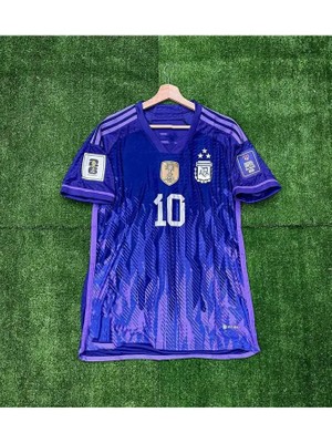 Legent Lady Arjantin 2022 Dünya Kupası Lionel Messi Deplasman Forması