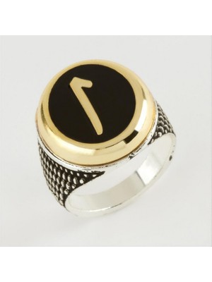 Zero Land Lvsqvr Elif Metal Erkek Yüzük-Sarı