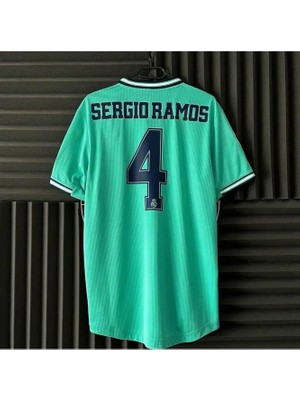 Legent Lady R.e.a.l M.a.d.r.i.d 2019/20 Sezonu Sergio Ramos Nostalji Forması (Green)