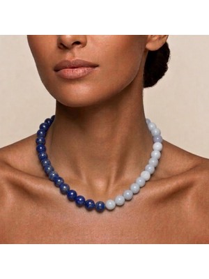 THEIA GemWorks Caelum - Lapis Lazuli & Akuamarin Kolye