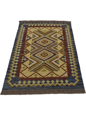 Zehra Abla Halı Yeni El Dokuma Dekoratif Cerit Yörükleri Meşhed Iran Yün Kilim 6986