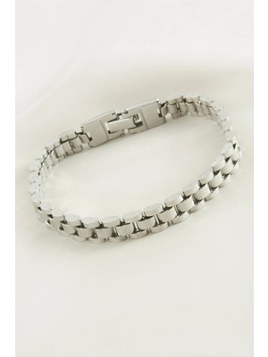 Ronanna Zincir Çelik Bileklik