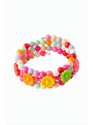 Ronanna Papatya Helezon Boncuk Çocuk Bileklik