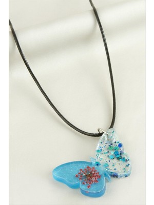 Ronanna Sultan Otu Kelebek Epoksi Kolye