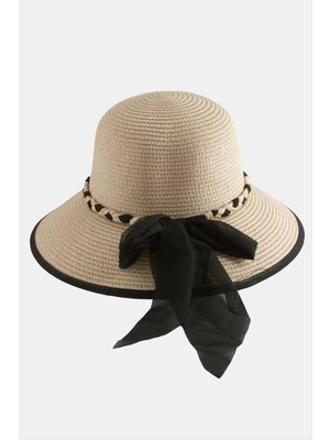 Ronanna Fiyong Örgülü Hasır Şapka