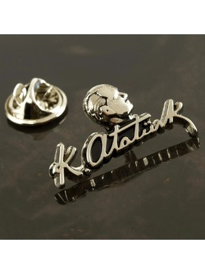 Ronanna Atatürk Imzalı Yaka Rozet