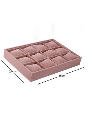 Ronanna 12'li Anfora Kumaş Yastıklı Tabla