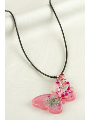 Ronanna Sultan Otu Kelebek Epoksi Kolye