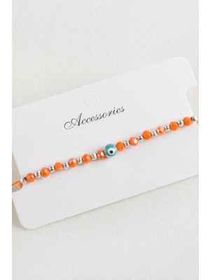 Ronanna Nazar Kristal Makrome Ip Bileklik 6 mm