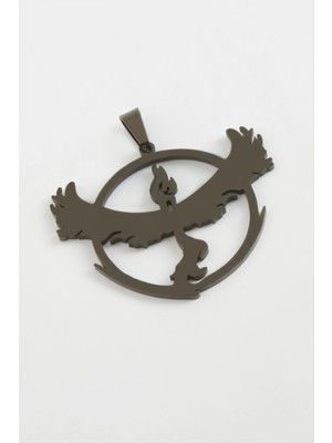 Ronanna Kuş Çelik Kolye Ucu 3 cm