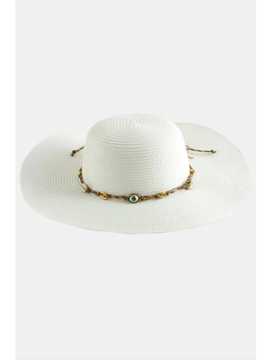 Ronanna Göz Örme Zincir Hasır Şapka