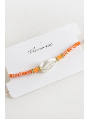 Ronanna Inci Fimo Boncuk Kristal Makrome Ip Bileklik