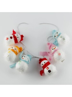 Ronanna 6'lı Kardan Adam Yılbaşı Ağaç Süsü 12 cm