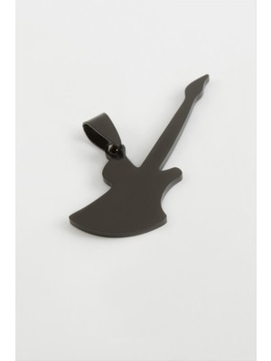 Ronanna Gitar Çelik Kolye Ucu 4 cm