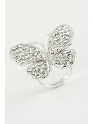 Ronanna Kelebek Taşlı Yüzük