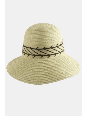 Ronanna Fiyonglu Hasır Şapka