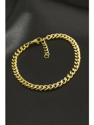 Ronanna Düz Zincir Lüks Çelik Bileklik