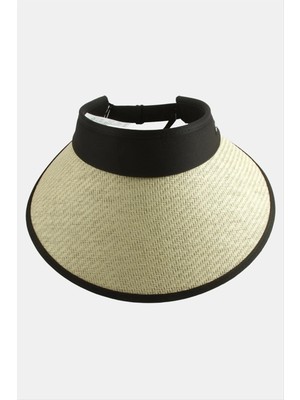 Ronanna Kasketli Hasır Plaj Şapkası