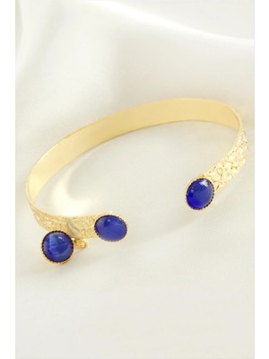 Ronanna Sallantılı Cam Taşlı Kelepçe Bileklik