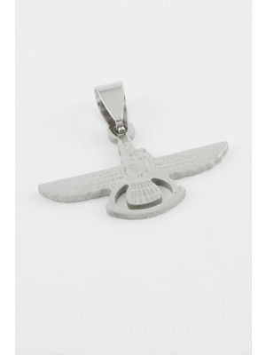 Ronanna Kuş Çelik Kolye Ucu 3 cm