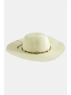 Ronanna Göz Örme Zincir Hasır Şapka