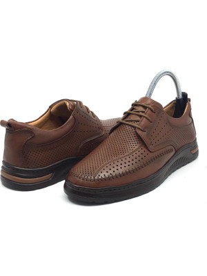 Taşpınar Ayakkabı Taşpınar 767 %100 Hakiki Deri Ortopedik Erkek Yazlık Rahat Günlük Comfort Ayakkabı 40-45