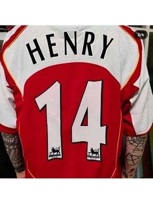 Legent Lady Arsenal 2002 Sezonu Thierry Henry Özel Nostalji Forması